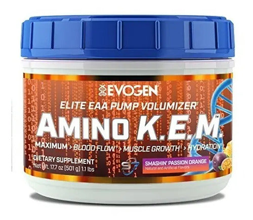 Evogen Aminoácidos Esenciales Amino K.e.m. 30 Servicios Sabor Naranja Smashin Passion Orange