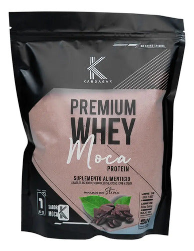 Proteína Whey Moca Kardagar De 1kg Rinde 33 Porciones 28gr Moka