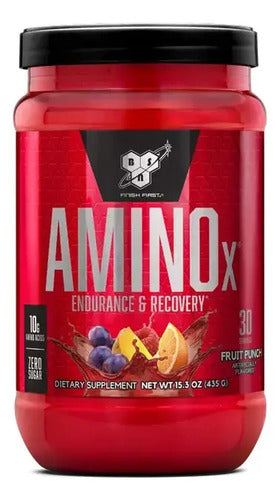 Suplemento En Polvo Bsn Endurance And Recovery Aminoácidos De Aminox Sabor Ponche De Frutas X 1kg