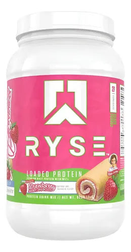 Proteína Ryse 2 Lbs 27 Servicios Sabor Strawberry Shortcake Rolls