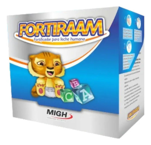 Multivitamínico Growvit Fortiraam Sobres Lactantes Vitaminas A B C 3 Años Natural