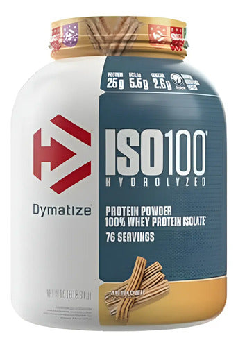 Proteína Dymatize Whey Iso 100 Hydrolyzed De 2.3 Kg Sabor Cinnamon Churro