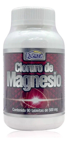 Ypenza Cloruro De Magnesio Suplemento 90 Cápsulas Sabor Natural