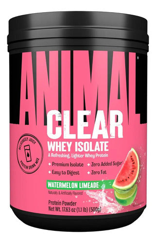 Animal Clear Whey Isolate 500g 20 Porciones Sabor Watermelon Limeade