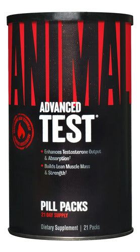 Suplemento Testosterona Universal Nutrition Animal Test Para 21 Porciones Sin Sabor