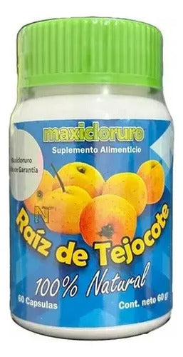 Raíz De Tejocote Maxicloruro Sin Sabor Cápsulas Veganas 60g
