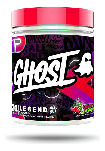 Pre Entreno Ghost Legend All 20 Serv Beta Alanina Citrulina Sabor Cherry Limeade