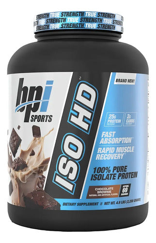 Suplemento En Polvo Bpi Sports Proteínas De Iso Hd Sabor Brownie De Chocolate X 2.208kg