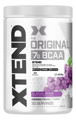 Polvo De Bcaa Sabor Uva Glacial 30 Servicios 405g Scivation Glacial Grape