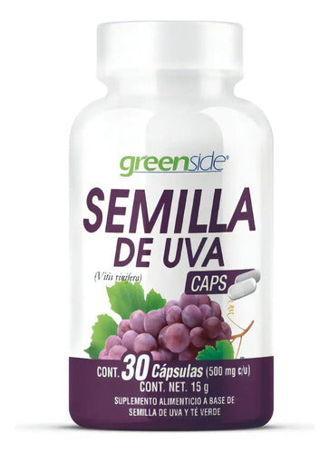 Greenside Semilla De Uva 30 Capsulas Sabor Sin Sabor