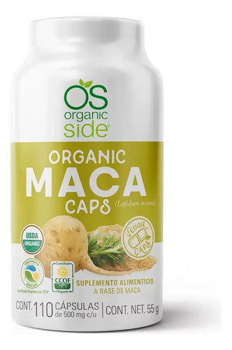 Maca Orgánica 110 Cápsulas Organic Side Vegetal
