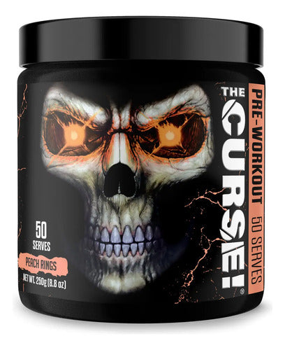 Pre Entreno Cobra Labs The Curse 50 Servicios Sabor Peach Rings Sin Gluten Anillos De Durazno