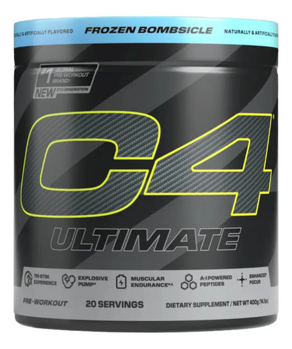 Pre Entreno C4 Ultimate 400grs Cellucor Usa Sabor Icy Blue Razz