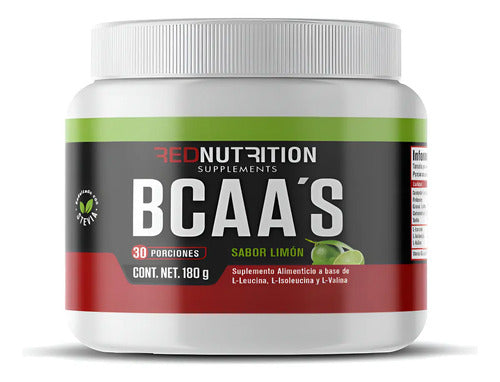Aminoacidos Bcaa Red Nutrition 180 Gramos Bcaa Limón