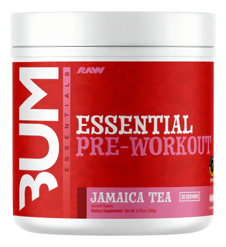 Suplemento En Polvo Raw Nutrition Pre Entrenamiento Sabor Jamaica Tea X 390g