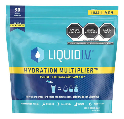 Liquid Iv Multiplicador De Hidratación Electrolitos 30 Pza
