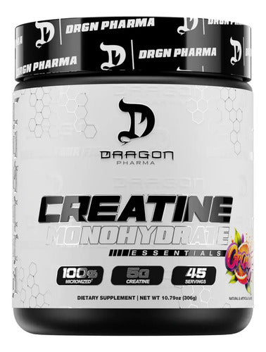 Dragon Pharma Creatine Monohidrato Con Sabor 45 Serv Sabor Naranja Naranja