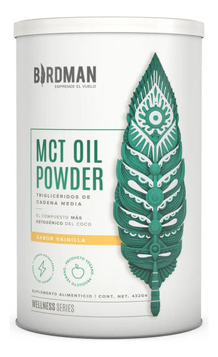 Suplemento En Polvo Birdman Wellness Series Proteínas De Mct Oil Powder Sabor Vainilla X 432g