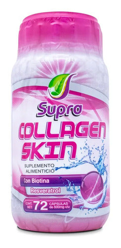 Colágeno Hidrolizado Supra Natura Sin Sabor 36 Porciones Resveratrol