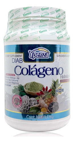 Colágeno Hidrolizado Sin Azúcar Ypenza Arándano 1.1 Kg Omega 3,6,9