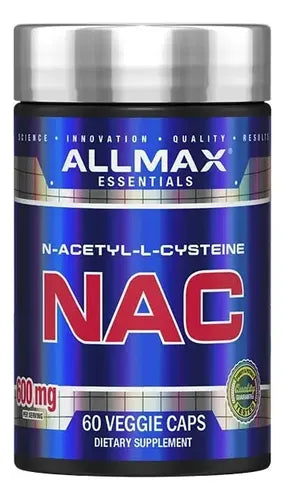 Allmax Nac (n-acetil-l-cisteina) 600 Mg 60 Capsulas Sabor Sin Sabor
