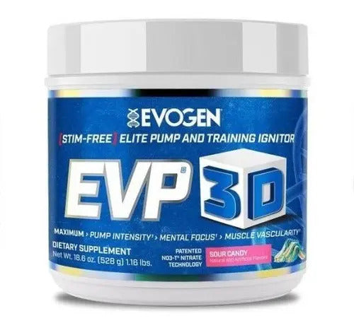 Suplemento En Polvo Evogen Sabor Sour Candy X 528g