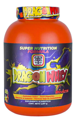 Proteina Myo Vector Dragon Whey 5 Lbs 74 Porciones Sabor Chocolate