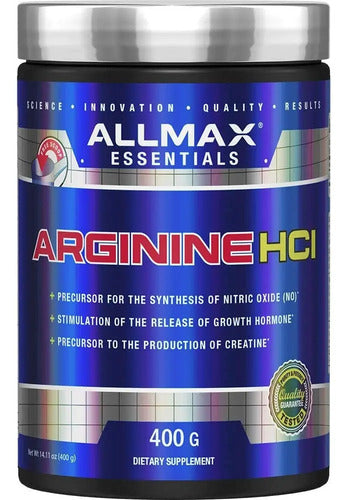 Allmax L-arginina 400 Gramos Arginine Hci Arginina Sabor Sin Sabor
