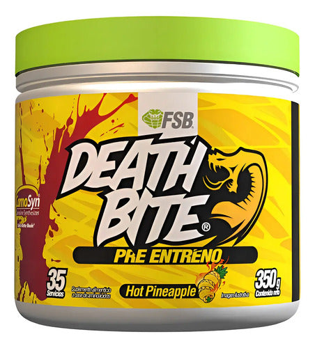 Fsb Pre Entreno Death Bite 35 Servicios Sabor Hot Pineapple