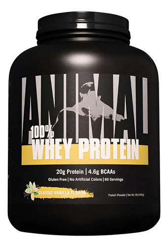 Proteina Animal 100% Whey Protein 4lbs Universal Nutrition Sabor Vainilla