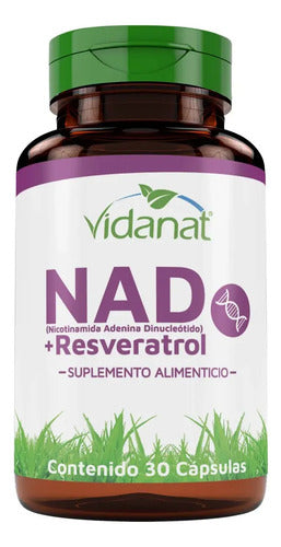 Nad Resveratrol Y Té Verde 30 Cap Vidanat Suplemento Sin Sabor