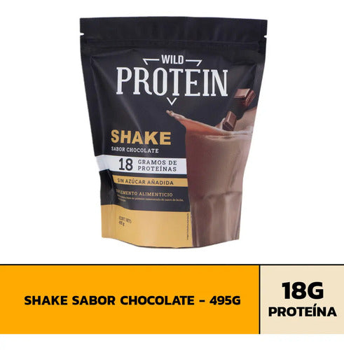 Wild Foods Protein Batido Proteico Shake Chocolate Wpc 495g