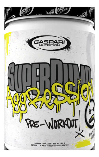 Gaspari Super Pump Agression 40 Servicios Sabor Lights Out Lemon