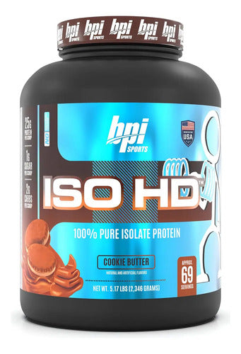 Proteina Bpi Iso Hd 5 Lbs 70srv Sabor Cookie Butter