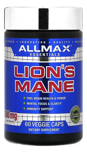 Allmax Lion S Mane 60 Capsulas Sabor Sin Sabor