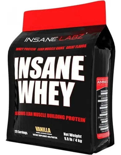 Proteina Insane Whey 120 Servicios 4.4 Kg Sabor Vainilla