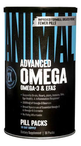Acidos Grasos Universal Nutrition Animal Omega 30 Packs Sabor Sin Sabor