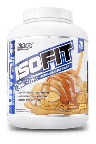 Proteina Isofit Nutrex Isolate 5 Libras Banana Foster Banana