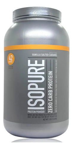 Suplemento En Polvo Isopure Proteína De Zero Carb Sabor Vanilla/salted Caramel X 1.36kg