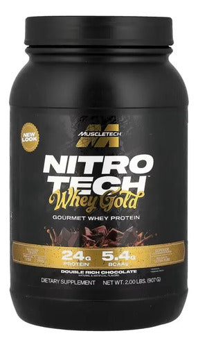 Proteina Nitro Tech Whey Gold Muscletech 2 Lbs Todo Sabor Sabor Double Rich Chocolate