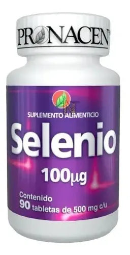 Selenio 90 Tabletas Pronacen Sin Sabor