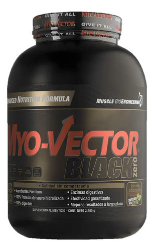 Proteina Myovector Black Zero 5.29lb 2.4kg Sabor Fresa