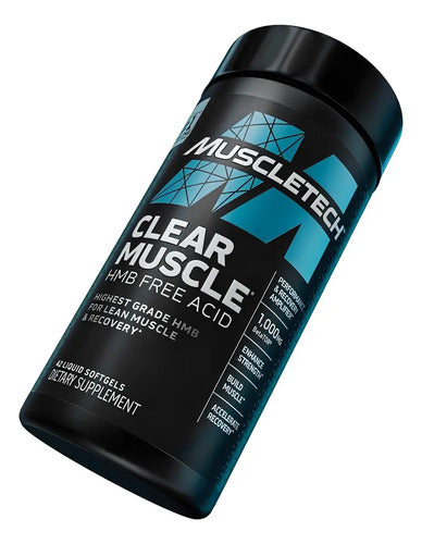 Frasco Clear Muscle 42 Capsulas Gel Muscletech Sin Sabor