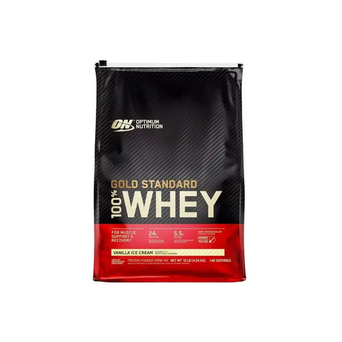 Proteina On Gold Standard 100% Whey 10 Lb Sabor Vainilla Optimum Nutrition