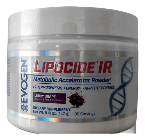Evogen Lipocide Ir 30 Servicios Sabor Juicy Grape