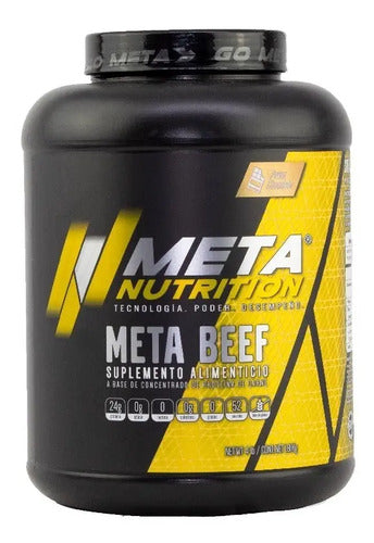 Proteina Meta Beef Meta Nutrition Hidrolizada Res 4 Libras Sabor Power Chocolate