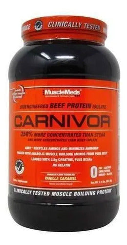 Proteina Musclemeds Carnivor 2 Lbs 28 Serv Los Sabores Sabor Vainilla