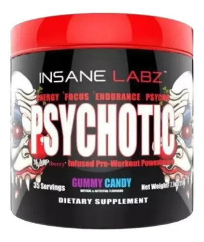 Psychotic - Insane Labz- Gummy Candy - 35 Servicios Sabor Caramelo Gomoso