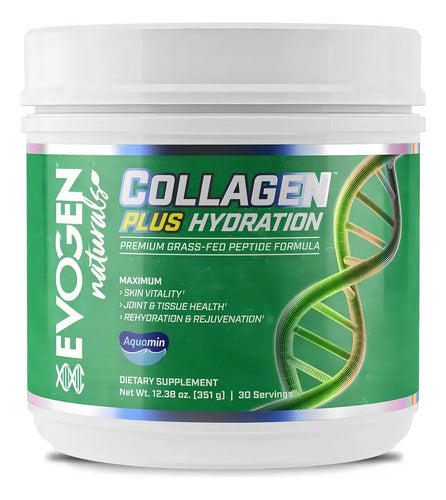 Evogen Collagen 30 Serv Colageno Hidrolizado Con Hidratacion Sabor Sin Sabor
