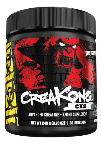 Creatina Mutant Creakong Cx8 249g 30 Servicios Sabor Sin Sabor